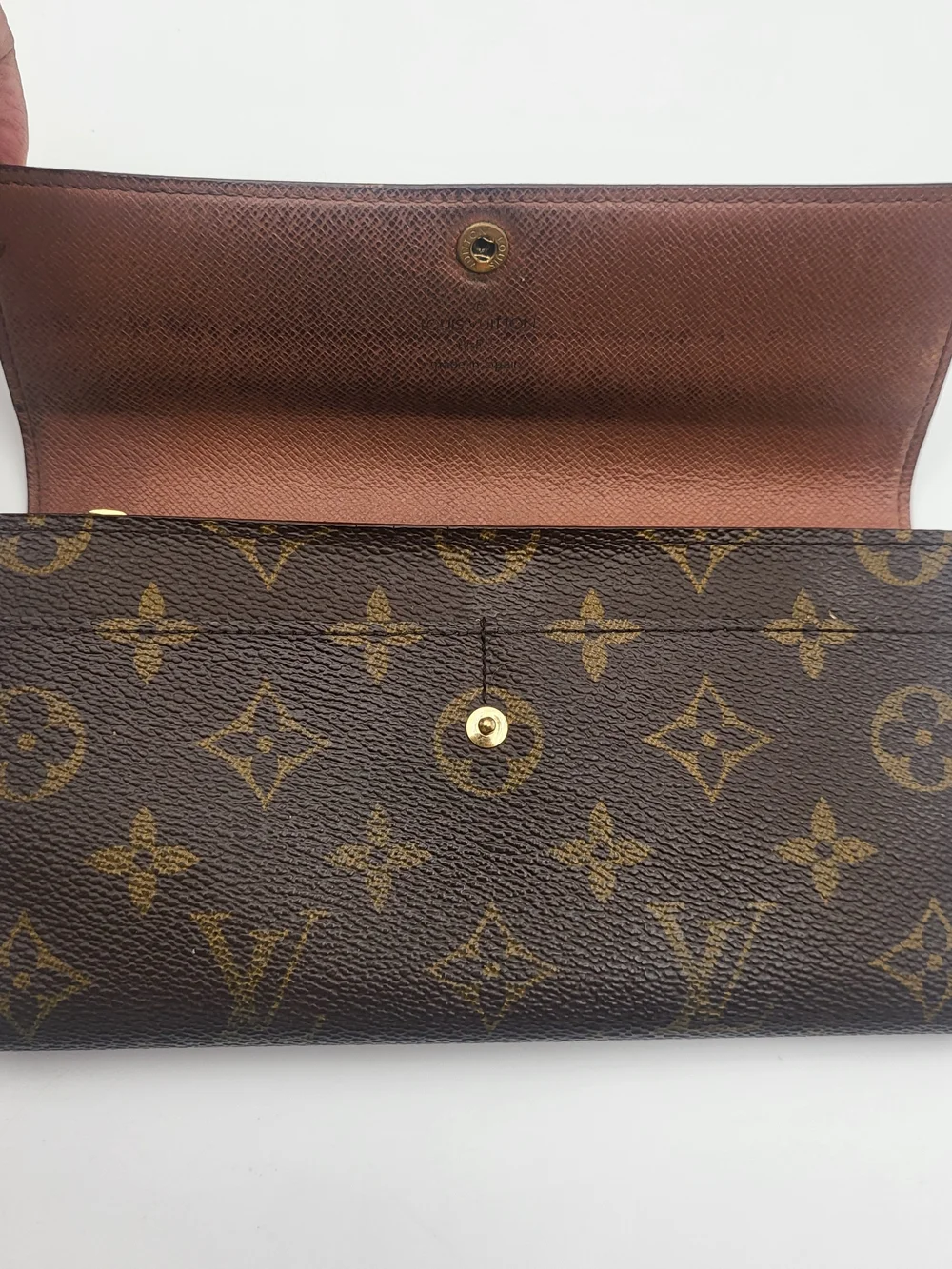 LOUIS VUITTON Monogram Sarah Wallet. Auth!! France 1996.